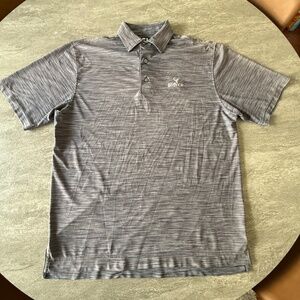 Silverhorn Gray Golf Polo Shirt by FootJoy | Men’s Medium